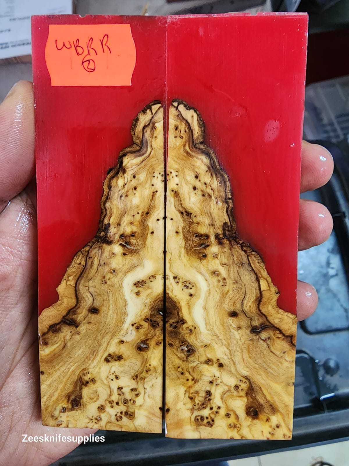 Burl - Wild Olive Hybrid Resin Scale Set - W B R R - 2