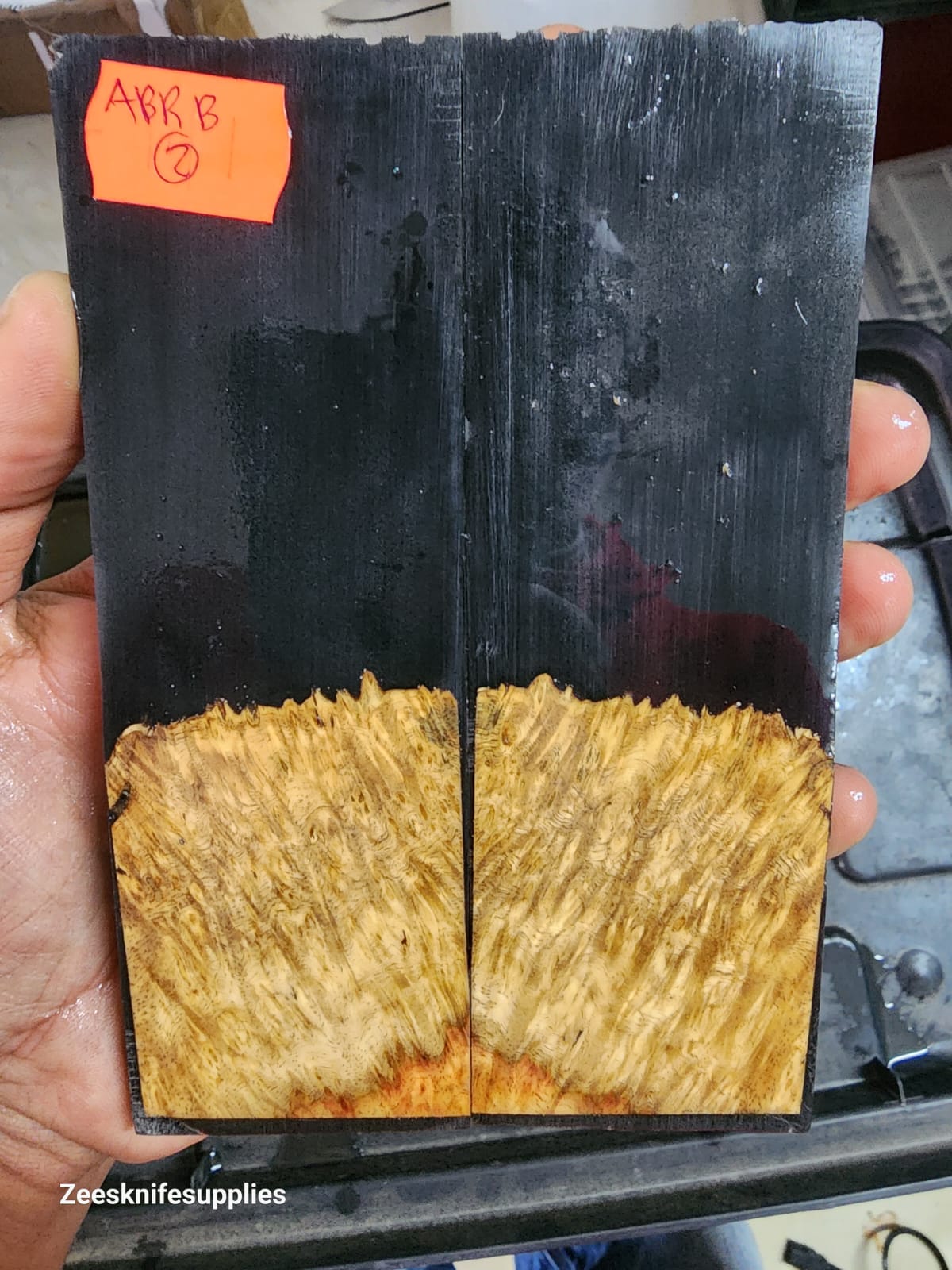 Burl - Amboyna Resin Scale Set - A B R B - 2