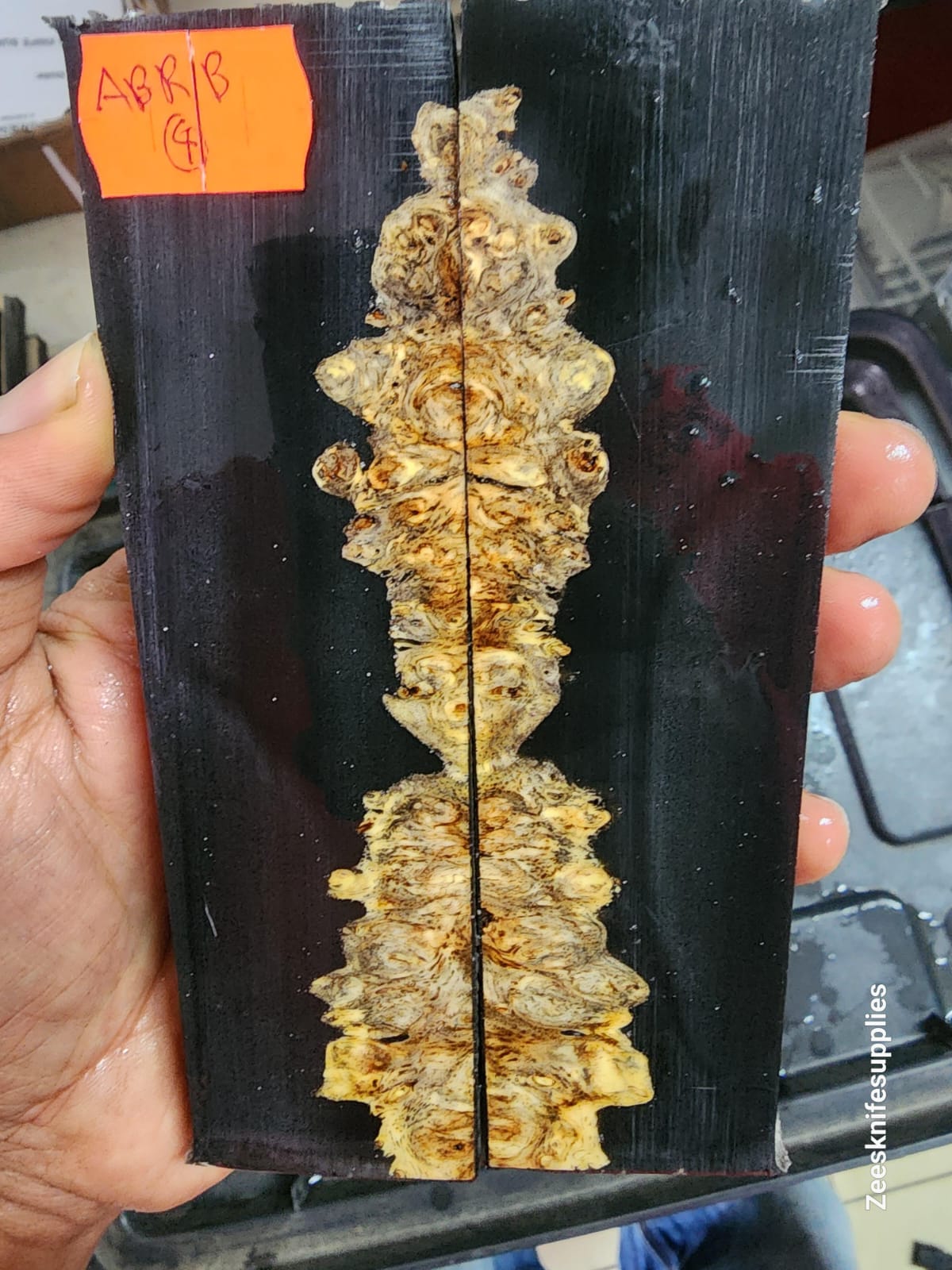 Burl - Amboyna Resin Scale Set - A B R B - 4