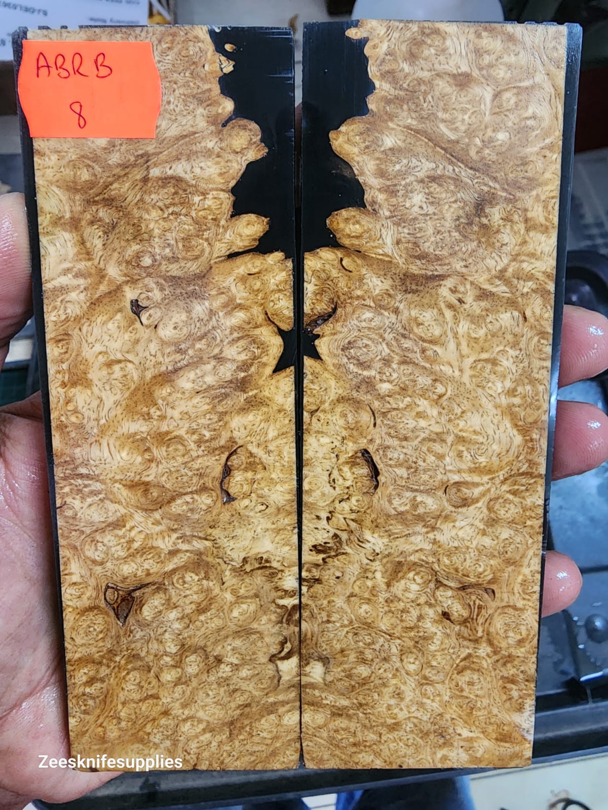 Burl - Amboyna Resin Scale Set - A B R B - 8