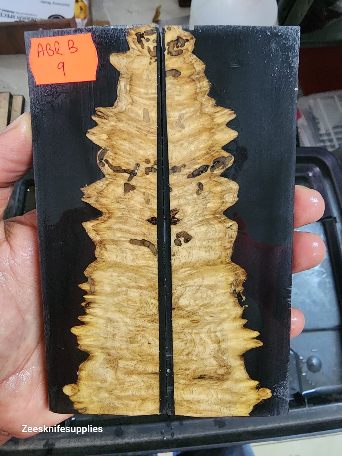 Burl - Amboyna Resin Scale Set - A B R B - 9