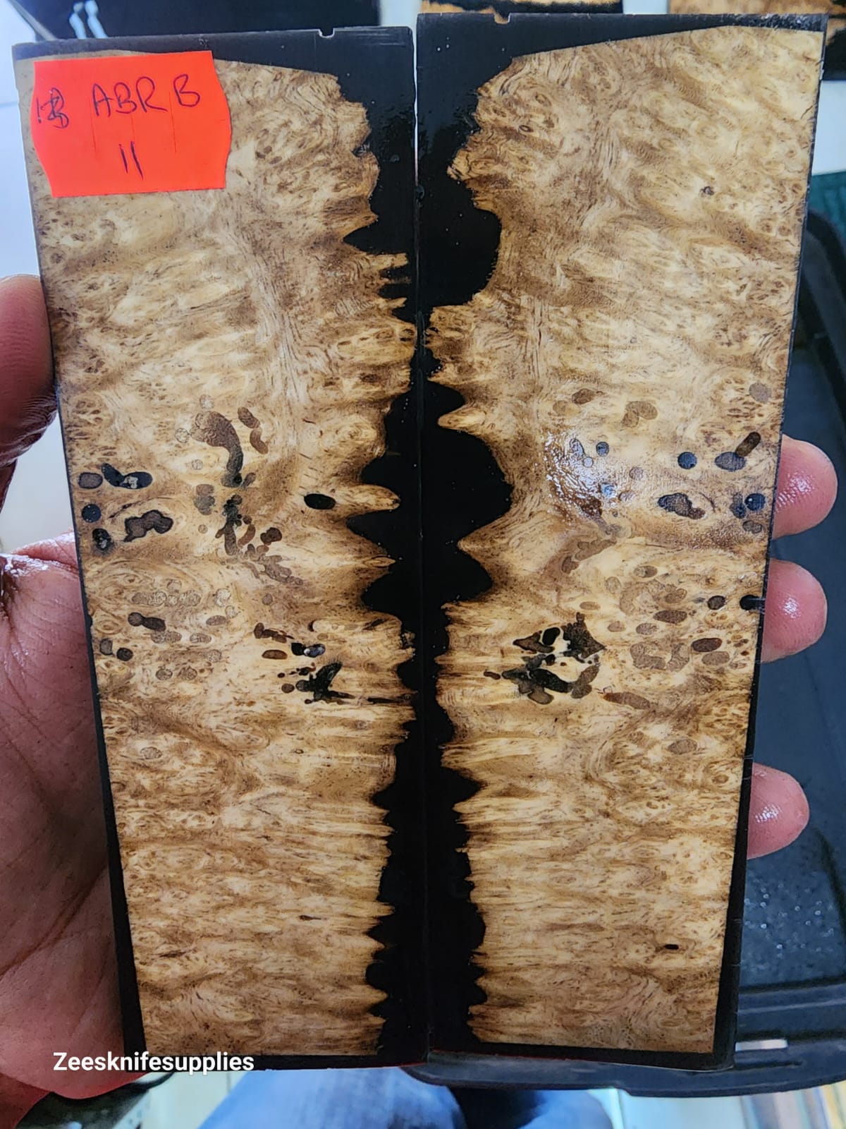 Burl - Amboyna Resin Scale Set - A B R B - 11