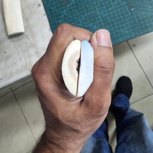 Alternative view of Giraffe bone scale set - BBG1