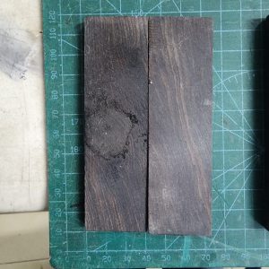 Alternative view of African Blackwood scales set - BBW