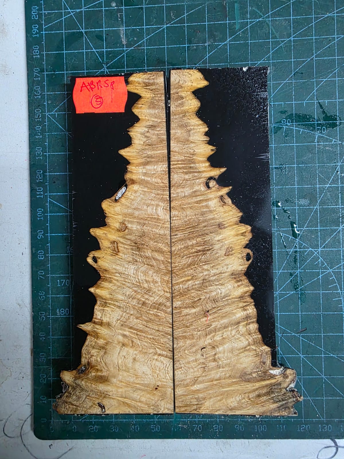Burl - Amboyna Resin Scale Set - ABRSP - 5
