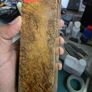 Amboyna Burl Block - A M B - O C 7 - Large Block
