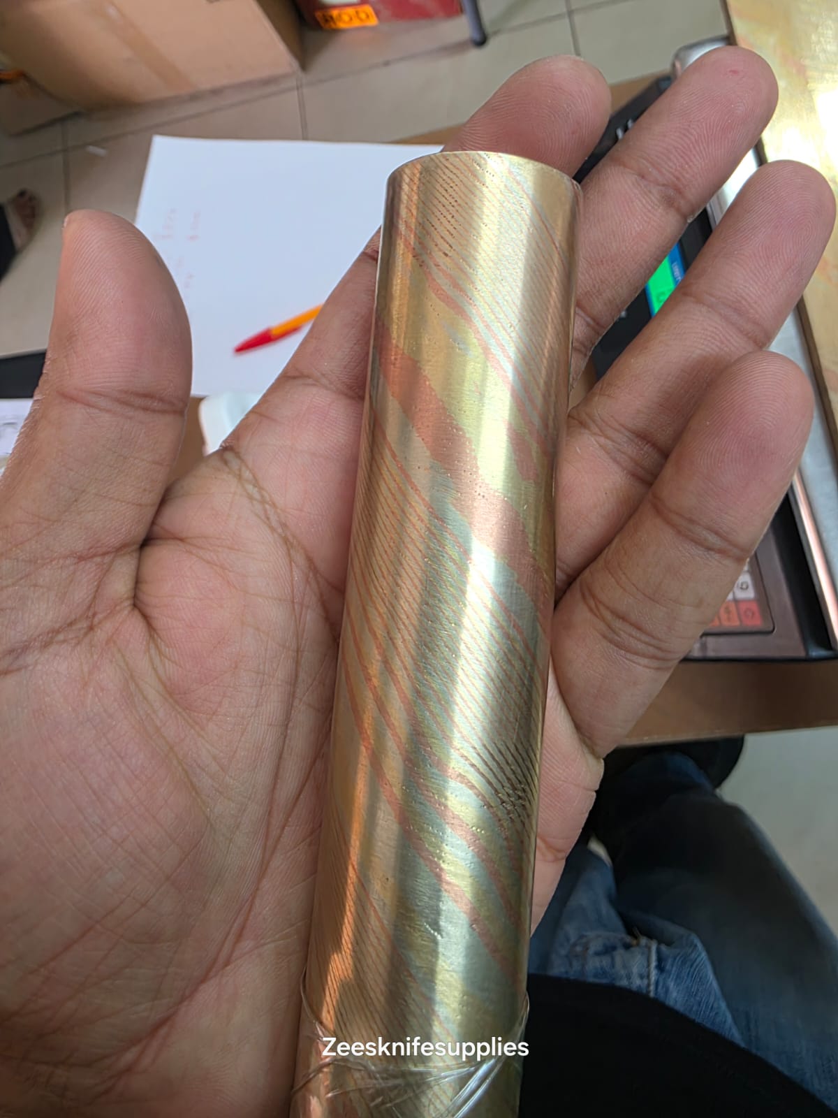 Mokume Gane - Rod - 30mm*10