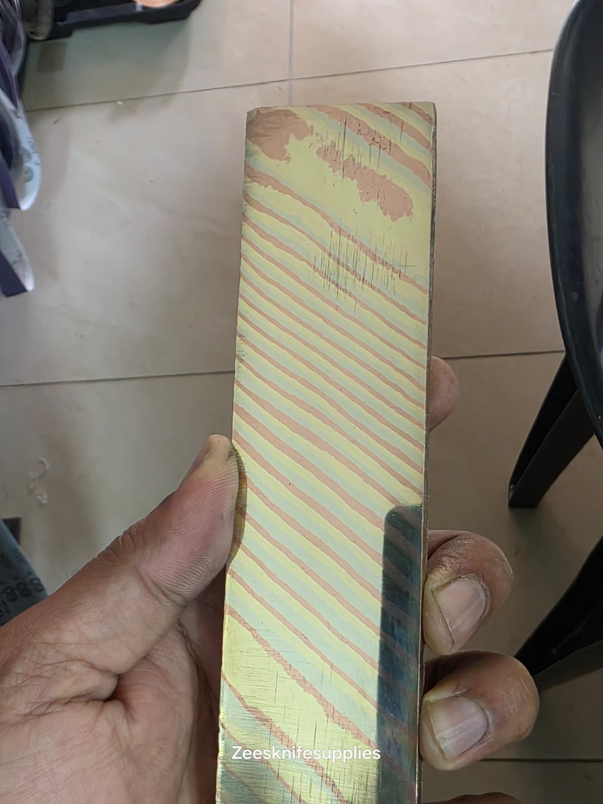 Mokume Gane - 40*20*4 - Cut to Size