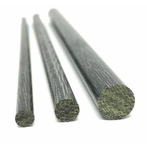 BLACK Canvas Micarta- Solid Round Rod Pin